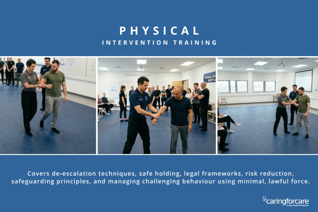 Physical intervention training session